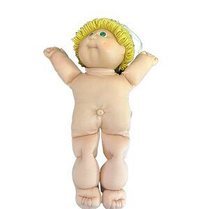 Coleco Cabbage Patch Kids Doll 80s Blonde Green Eyes 16"